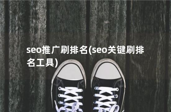 seo推广刷排名(seo关键刷排名工具)