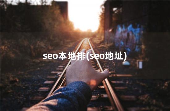 seo本地排(seo地址)